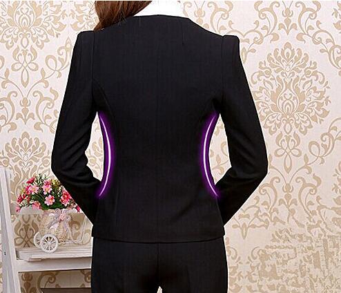 連帽衣領(lǐng)酒店前臺(tái)領(lǐng)班工作制服